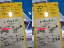 Realme C20A Retail Box Live Images Leak ...
