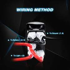How to wire a single switch. Nilight Bumper Light Bar Rocker Switch Led Light Bar 5 Pin Laser On Off Switch 20a 12v 10a 24v Switch Jumper Wires Set 2 Years Warranty Walmart Com Walmart Com