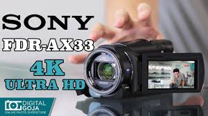 Check 4k video camera prices, ratings & reviews at flipkart.com. Sony Fdr Ax33 4k Ultra Hd Video Handycam Camcorder Unboxing Overview Youtube