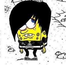 Spongebob Squarepants Fan Art Spongebob Is Emo Emo Cartoons Spongebob Emo Pictures