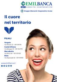 Cr di parma e piacenza spa: Riola Di Vergato Emilbanca Credito Cooperativo Via Nazionale 52