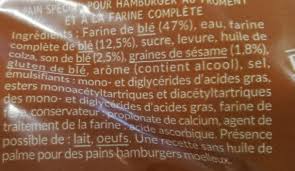 Pains Hamburger A La Farine Complete Geants Jacquet 330 G