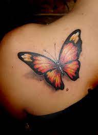 3d Butterfly Tattoo Design Nice And Realistic 3d Butterfly Flickr