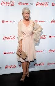 Helen Mirren Cocktail Dress Dame Helen Mirren Helen Mirren Red Long Sleeve Midi Dress