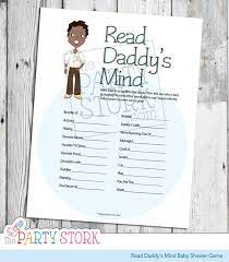 African American Baby Shower Game Read Daddy S By Thepartystork Finish Daddys Phrase Baby Shower Funny Funny Baby Shower Games