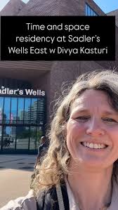 So excited to be visiting @sadlerswells_east for the first time. Gorgeous  studios! So grateful for @divyakasturico residency there and working with  talented @clemencedebaig_art #bharatanatyam ...