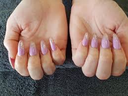 Dusty lilac long coffin false nails. Demi For Nails Gorgeous Lilac Coffin Nails With A Facebook
