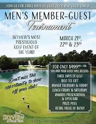 men s member guest tournament event
