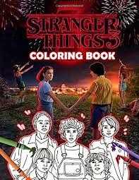 Stranger things 2,la hermana de will byers,mike y tu descripción : Stranger Things 3 Coloring Book Stranger Things Season 3 Coloring Book Based On 2019 Tv Series Buy Online In Saint Vincent And The Grenadines At Saintvincent Desertcart Com Productid 164237934