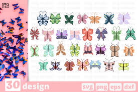 Download 30 Butterfly Designs Bundle Graphic By Svgocean Creative Fabrica PSD Mockup Templates