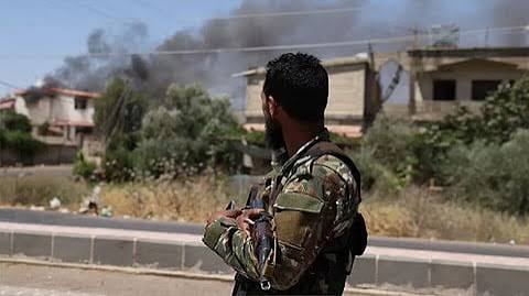 சிரியாவில் ஜோர்டான் ராணுவம் தாக்குதல், Jordanian army attacks Syria