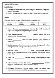 Kata adjektif bentuk tahun 2. Latihan Kata Adjektif Jarak Tahun 3 Latihan Pengukuhan Kata Adjektif Pembelajaran Ini Juga Penting Dalam Membantu Murid Menjawab Soalan Tatabahasa Dan Penulisan Dengan Baik Odolfkur