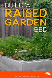 You can use anything from wood i go through the easiest way to make compost over here. How To Build A Cinder Block Raised Garden Bed Sunshine And Rainy Days