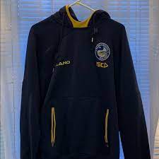 Parramatta eels because of my dad and west's tigers cause of my boyfriend. Nrl Authentics Jackets Coats Authentic Nrl Parramatta Eels Performance Hoodie Poshmark