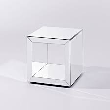 cube miroir super pratique dans votre maison table de chevet design miroir design bout de canape design