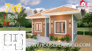 This house appears to have two gable roofs, but only if you drive by quickly. House Plans 7x6 With One Bedroom Hip Roof Samphoas Plan