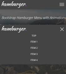 If you want to add classes there that can affect the whole document, this is the place to do it. Bootstrap Hamburger Menu Free Template Tutorial Azmind