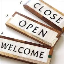 看板 サインプレート 壁掛け welcome open close ウェルカム オープン クローズ おしゃれ カフェ アンティーク モダン ウォール ボーンサインプレート3タイプ gigiliving カフェ 看板 看板 手作り 看板