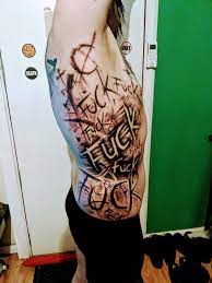Brutal tattoos are made in a grotesque style. My Tribute To The Brutal Black Project Also Now I Have Some Fucks To Give Tattoo