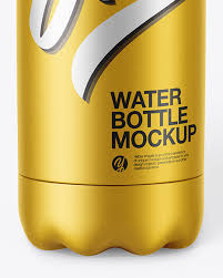 Download Metallic Water Bottle Mockup In Bottle Mockups On Yellow Images Object Mockups