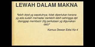 Istilah sinonim juga disebut sebagai persamaan kata atau paduan kata. Kita Membazir Ayat Kerana Berlewah Bebasnews