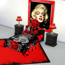 This video provides images of marilyn's bedroom taken the night she died, along with a short clip i took of her bedroom when i toured the property in july. Trudie55 Marilyn Monroe Bedroom Set Sims 4 Downloads
