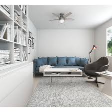 You can buy a ceiling fan without any lights, but you can buy it having said that, if your desired ceiling fan has light, you can maximize its performance as a fan moreover, there is a light kit included that is covered with a silver glass bowl. 46 Inch Hunter Fan Anslee Low Profile Matte Silver Ceiling Fan With Light 59270 Destination Lighting