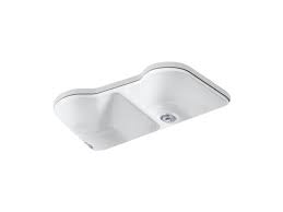 Kohler enameled cast iron (44) fireclay (1) neoroc composite (10) fits cabinet size. Hartland Undermount Utility Sink W Five Faucet Holes K 5818 5u Kohler Kohler Sink Faucet Cast Iron Kitchen Sinks