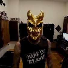 Slaughter To Prevail Mask Kid Of Darkness Video In 2020 Mask For Kids Lip Tattoos Mask