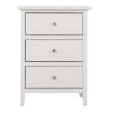 This 3 drawer nightstand from the york collection boasts both modern glamour & timeless. Glory Furniture Daniel 3 Drawer Nightstand In White Walmart Com Walmart Com