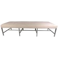 This bench features angled arms and a soft, upholstered seat. Modern Bedroom Benches 73 For Sale On 1stdibs