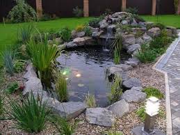Teich H Teich Wasserfall In 2020 Wasser Im Garten Wasserspiel Garten Teich Wasserfall