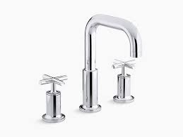 Maybe you would like to learn more about one of these? K T14428 3 Purist Deck Mount High Flow Bath Faucet Trim Kohler