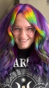 🌈🍭✨✨✨✨ . . #lyssdidmyhair #rainbowhair