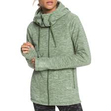 Veste polaire à capuche femme. Veste Polaire A Capuche Kaki Femme Roxy Electric Feeling Pas Cher Espace Des Marques