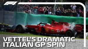 Com a mudança, o piloto do carro #4, ganha dois pontos e sobe para 17º no campeonato. Vettel Spins Out Of Contention At Monza 2019 Italian Grand Prix Youtube