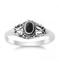 Black And Silver Ring Ladies Women S Vintage Design Simulated Black Onyx Ring New 925 Sterling Silver Band Sizes 4 10 Cz11y23iabx Black Onyx Jewelry Black Stone Ring Black Onyx Ring