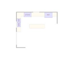 (be sure to measure accurately, if not accurate the cabinets you get may not fit correctly.) take the tape measure to get the distance from the floor to the ceiling at each corner and the middle of each wall and make note of that on the sheet. Measure Your Kitchen Cabinets Before Designing The Layout Best Online Cabinets