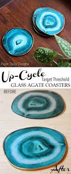 Target Agate Coasters Up Cycle Deeply Southern Home Agate Coasters Paper Daisy Coasters