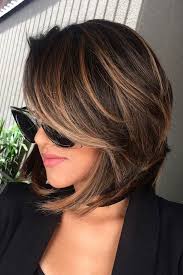 Official page short hair ideas. Highlights For Short Hair Trend Lovehairstyles Com Short Hair Styles Hair Styles Brunette Hair Color