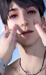 Author's weakness for someone's eyes