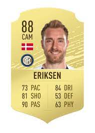 Create your own fifa 21 ultimate team squad with our squad builder and find player stats using our player database. Eriksen To Inter Confirmed Fifa