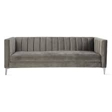 Z gallerie 3 person couch with soft velvet fabric in sage green color. Crestmont Sofa Best Sellers Collections Z Gallerie