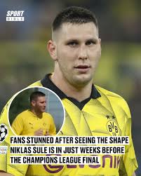 Footage of the Borussia Dortmund defender in training has gone viral. Two  weeks away from the biggest game of his life... 😬