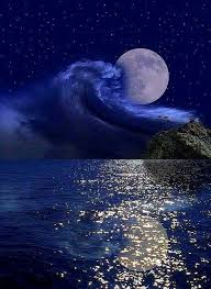Pin De Kim Oleman En Heavenly Moon Ilustracion De Paisaje Luna Hermosa Fotografia De La Luna