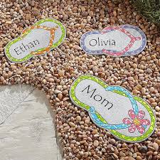 Mosaic Flip Flop Stepping Stone Personalized Garden Stones Patio Stones Stepping Stones
