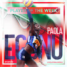Italy's spiking sensation egonu has become volleyball's very own human. Player Of The Week Paola Egonu Volleyball World Facebook