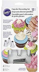 wilton cupcake decorating icing tips 12 piece set