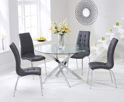 Free parking & free delivery along the front range and west into the mountains click here to learn about our mask guidelines and to read about supply chain issues affecting special order timelines Denver 110cm Glass Dining Table With Calgary Chairs