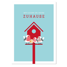 Das passende neue zuhause wird sich zum rechten zeitpunkt finden! Postkarte Wir Suchen Ein Neues Zuhause Etsy